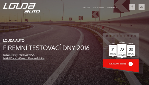 Louda Auto zahajuje firemní testovací dny v Praze
