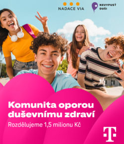 T-Mobile ve spolupráci s Nadací Via a organizací Nevypusť duši otevírá grantovou výzvu Komunita oporou duševnímu zdraví dětí a mladých lidí v regionech