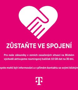 T-Mobile: data pro zákazníky na Blízkém východu zdarma